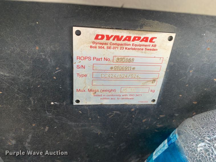 image for item DM7872 Dynapac CC624HF double drum vibratory roller