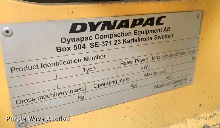 image for item DM7872 Dynapac CC624HF double drum vibratory roller