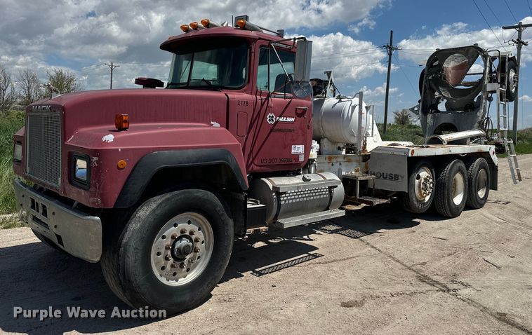 image for item DN3243 1998 Mack ready mix truck cab and chassis