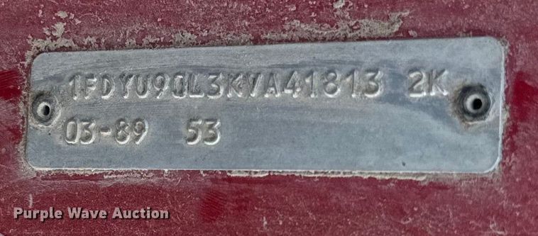 image for item DN3254 1989 Ford LT9000 dump truck