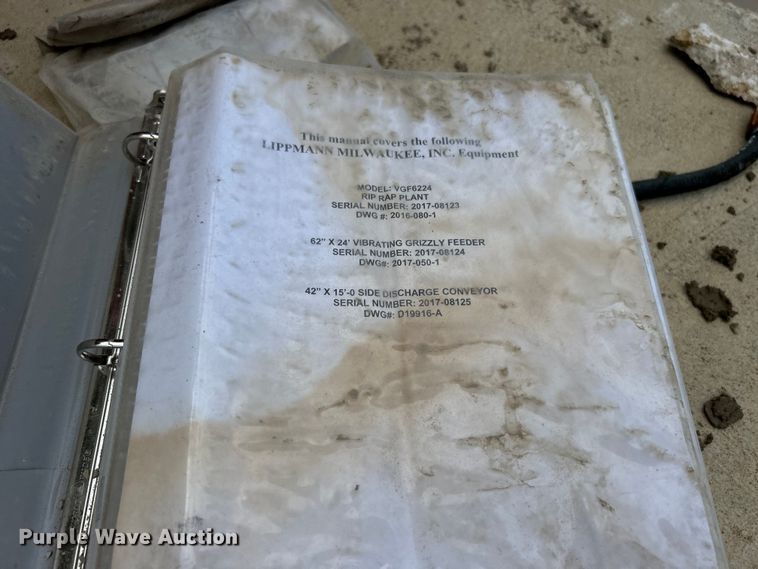 image for item DO6463 2017 Lippmann Milwaukee VGF6224 Rip Rap  screening plant