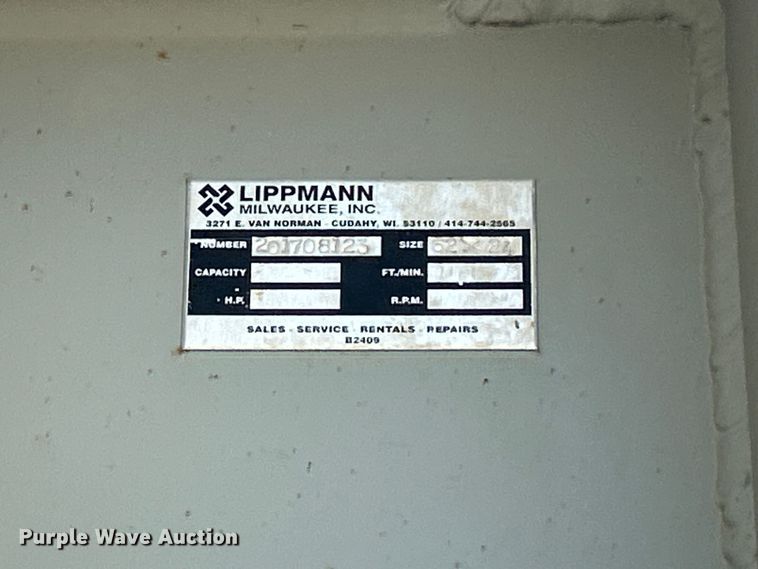 image for item DO6463 2017 Lippmann Milwaukee VGF6224 Rip Rap  screening plant