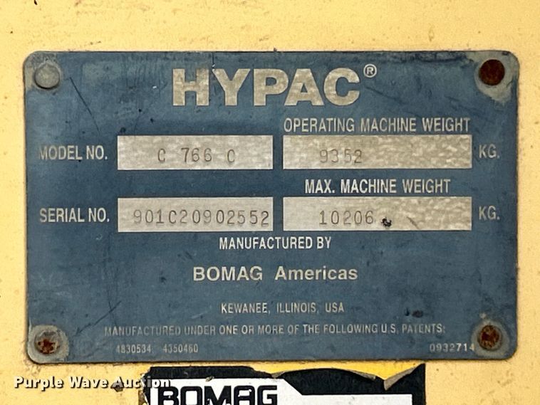 image for item DO6489 Hypac C766C double drum vibratory roller