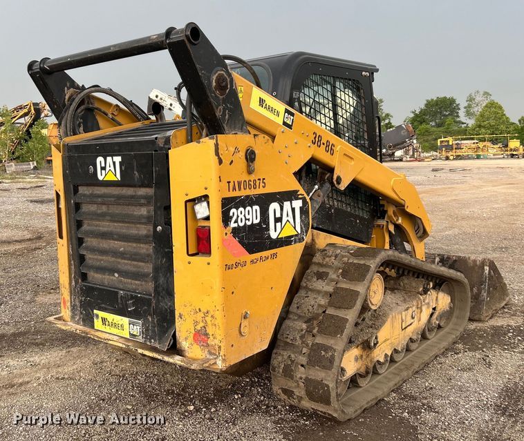 image for item DO6490 2017 Caterpillar 289D tracked skid steer loader