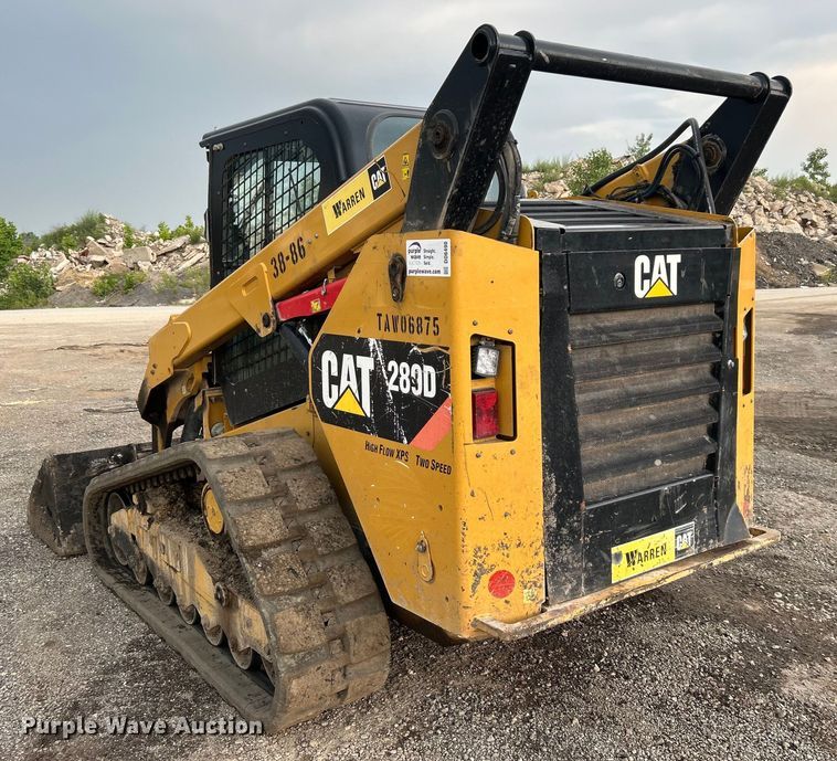 image for item DO6490 2017 Caterpillar 289D tracked skid steer loader