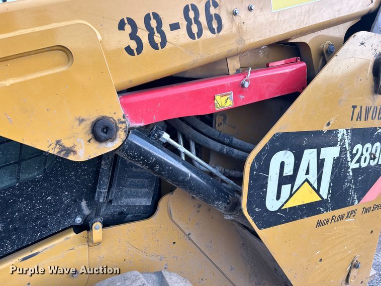 image for item DO6490 2017 Caterpillar 289D tracked skid steer loader