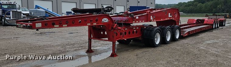 image for item DP0906 2015 Etnyre Blackhawk RTN65TD3-R4/5A-RA lowboy equipment trailer