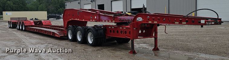image for item DP0906 2015 Etnyre Blackhawk RTN65TD3-R4/5A-RA lowboy equipment trailer