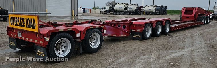 image for item DP0906 2015 Etnyre Blackhawk RTN65TD3-R4/5A-RA lowboy equipment trailer