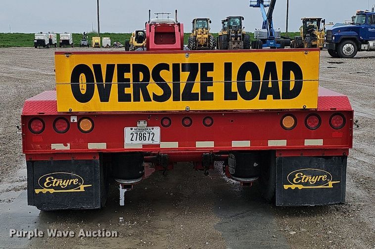 image for item DP0906 2015 Etnyre Blackhawk RTN65TD3-R4/5A-RA lowboy equipment trailer