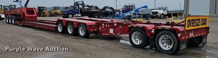 image for item DP0906 2015 Etnyre Blackhawk RTN65TD3-R4/5A-RA lowboy equipment trailer