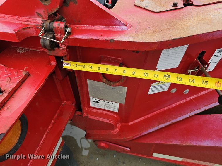 image for item DP0906 2015 Etnyre Blackhawk RTN65TD3-R4/5A-RA lowboy equipment trailer