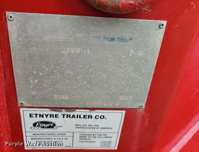 image for item DP0906 2015 Etnyre Blackhawk RTN65TD3-R4/5A-RA lowboy equipment trailer