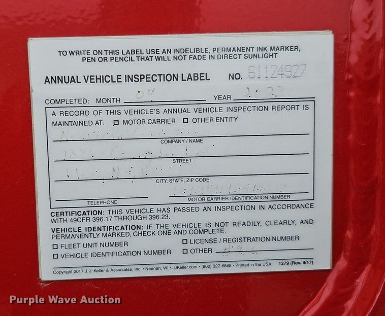 image for item DP0906 2015 Etnyre Blackhawk RTN65TD3-R4/5A-RA lowboy equipment trailer