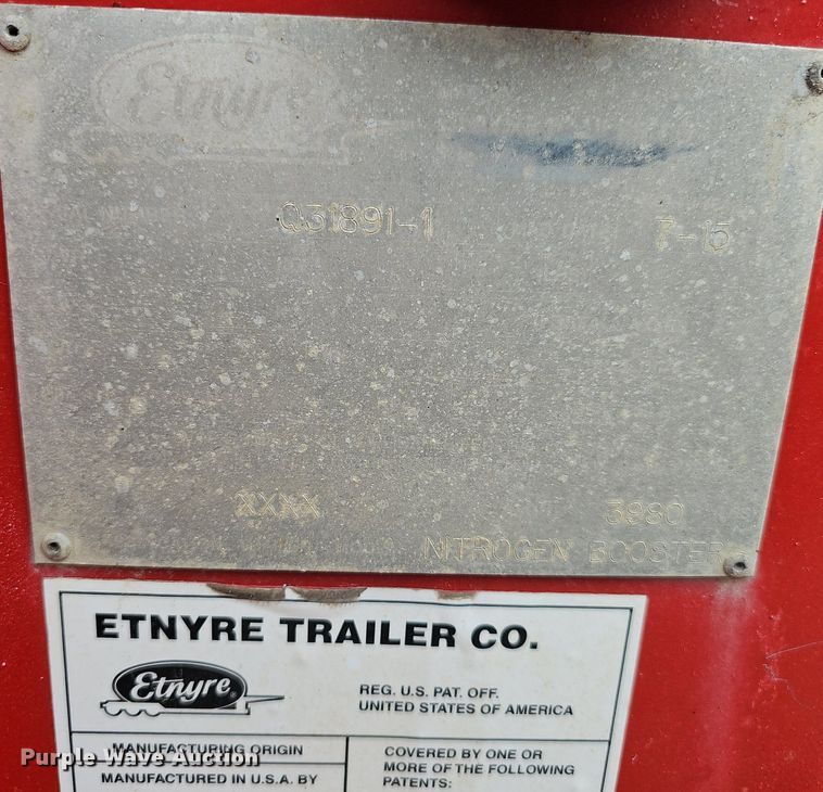image for item DP0906 2015 Etnyre Blackhawk RTN65TD3-R4/5A-RA lowboy equipment trailer