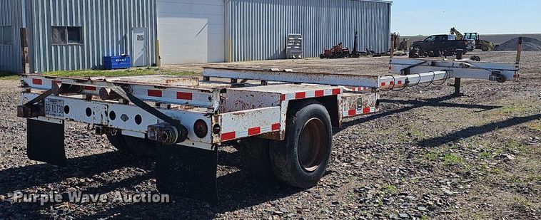 image for item DP0919 1998 Rice Trailer Co. Pole pole trailer