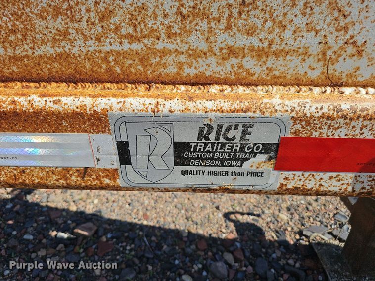 image for item DP0919 1998 Rice Trailer Co. Pole pole trailer