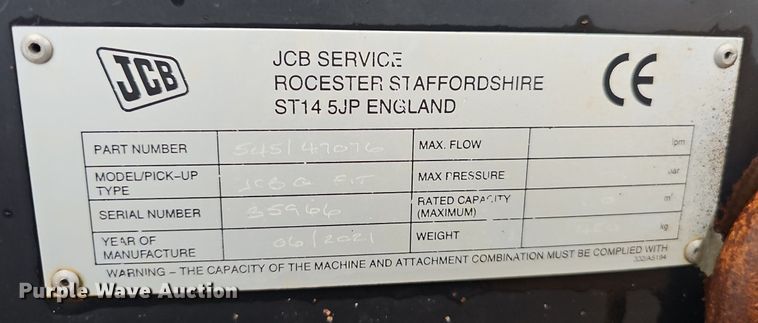 image for item DP0926 2023 JCB 542-70AG telehandler