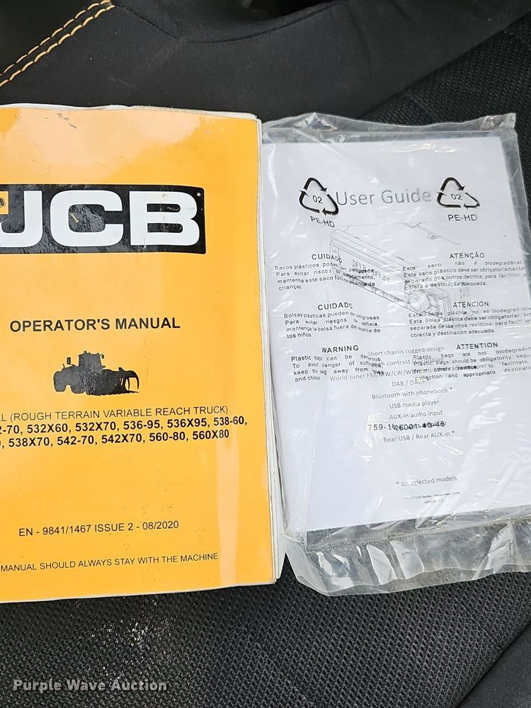 image for item DP0926 2023 JCB 542-70AG telehandler