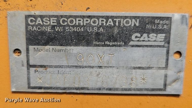 image for item DP6434 2002 Case 90XT skid steer loader