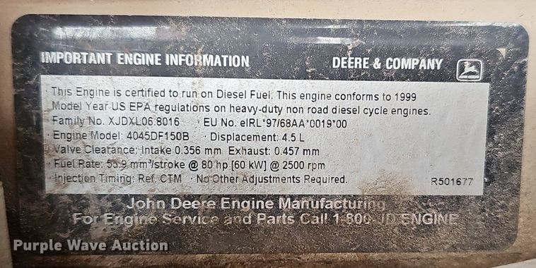 image for item DP6447 1999 Sullivan Industries D0185Q6JDB air compressor