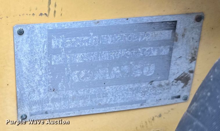 image for item DP8376 2003 Komatsu WA250PT-3MC wheel loader