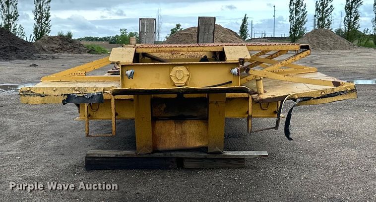 image for item DP8379 1974 Miller  tilt deck equipment trailer