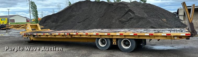 image for item DP8379 1974 Miller  tilt deck equipment trailer