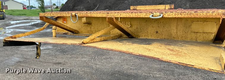 image for item DP8379 1974 Miller  tilt deck equipment trailer