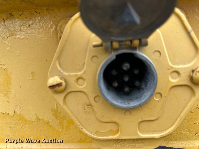 image for item DP8379 1974 Miller  tilt deck equipment trailer