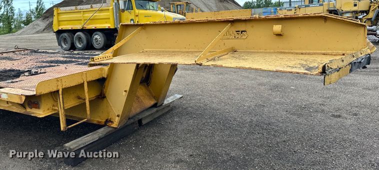 image for item DP8379 1974 Miller  tilt deck equipment trailer