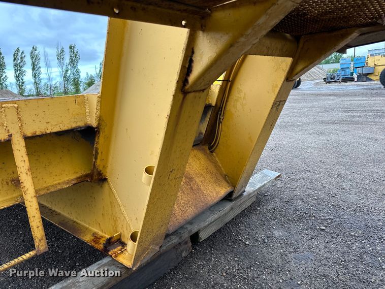 image for item DP8379 1974 Miller  tilt deck equipment trailer