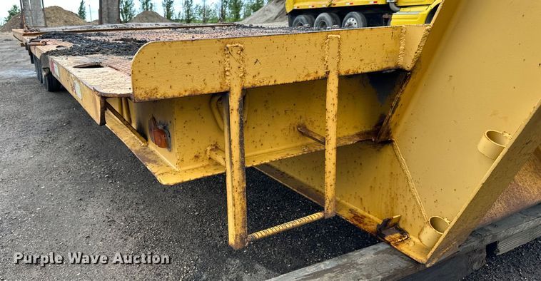 image for item DP8379 1974 Miller  tilt deck equipment trailer