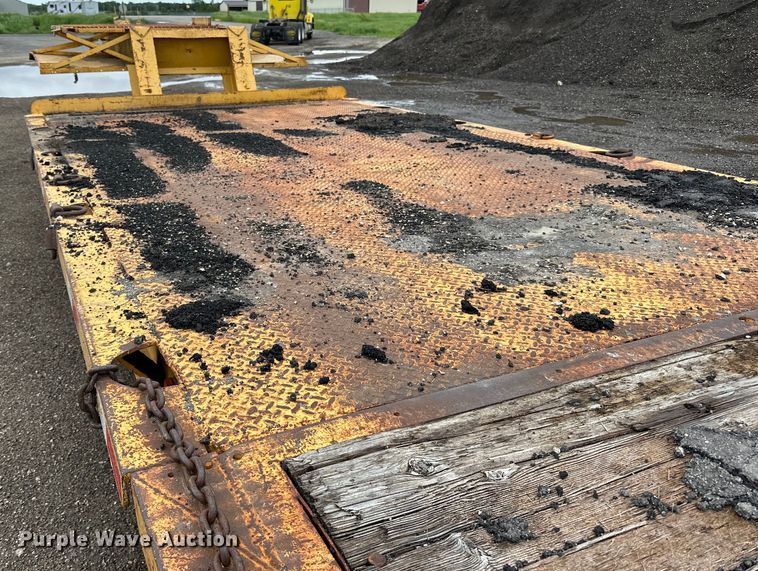 image for item DP8379 1974 Miller  tilt deck equipment trailer