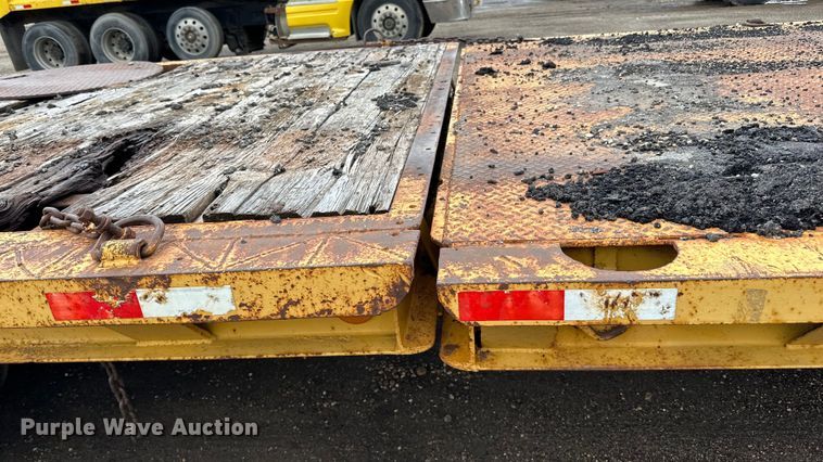 image for item DP8379 1974 Miller  tilt deck equipment trailer