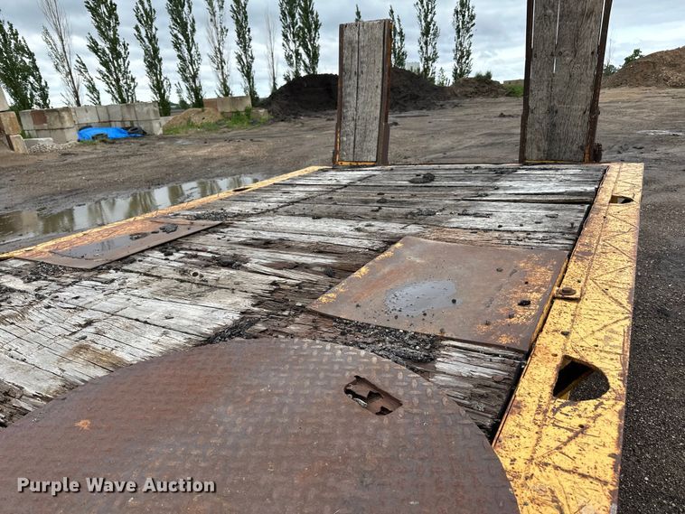 image for item DP8379 1974 Miller  tilt deck equipment trailer