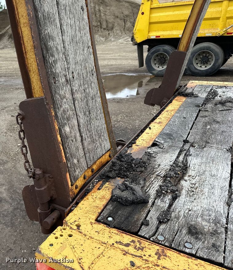 image for item DP8379 1974 Miller  tilt deck equipment trailer