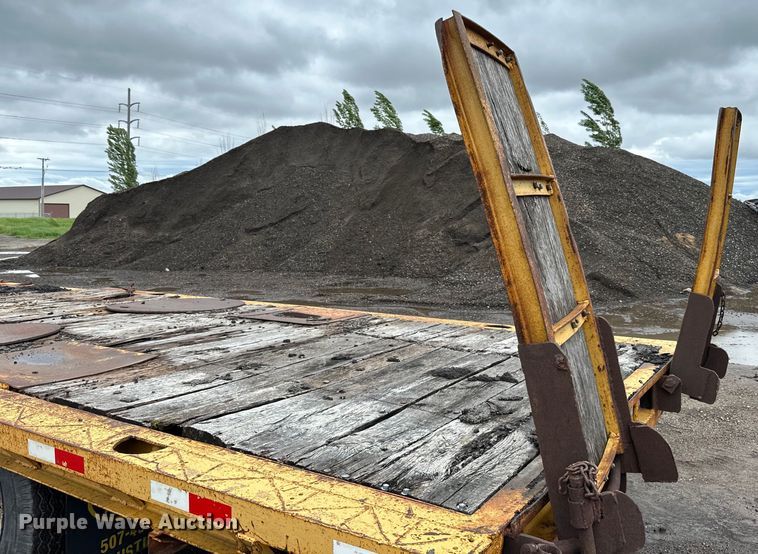 image for item DP8379 1974 Miller  tilt deck equipment trailer