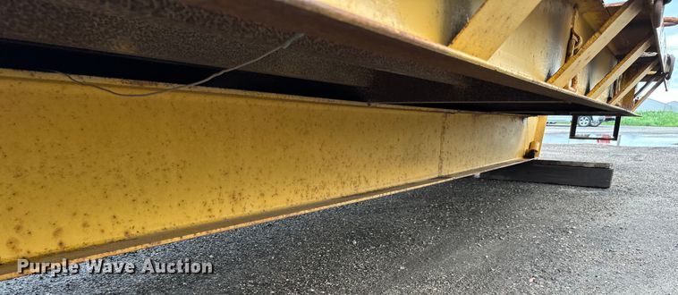 image for item DP8379 1974 Miller  tilt deck equipment trailer