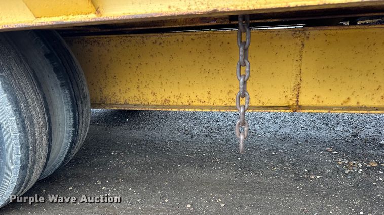 image for item DP8379 1974 Miller  tilt deck equipment trailer