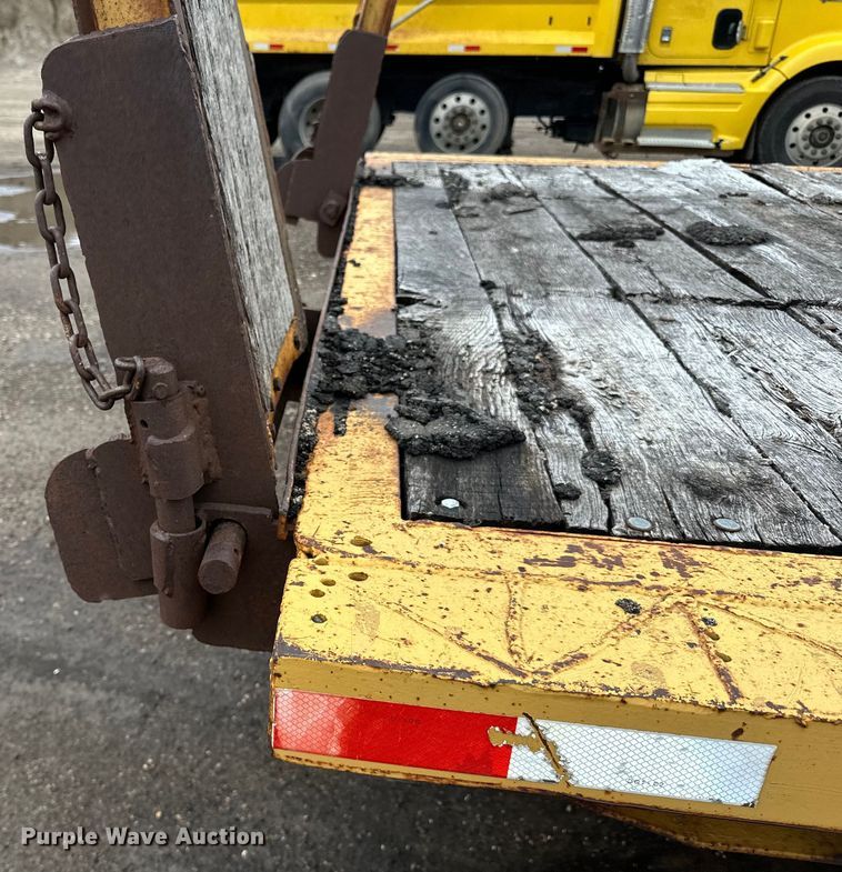 image for item DP8379 1974 Miller  tilt deck equipment trailer