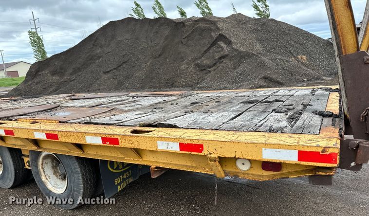 image for item DP8379 1974 Miller  tilt deck equipment trailer