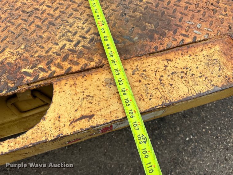 image for item DP8379 1974 Miller  tilt deck equipment trailer