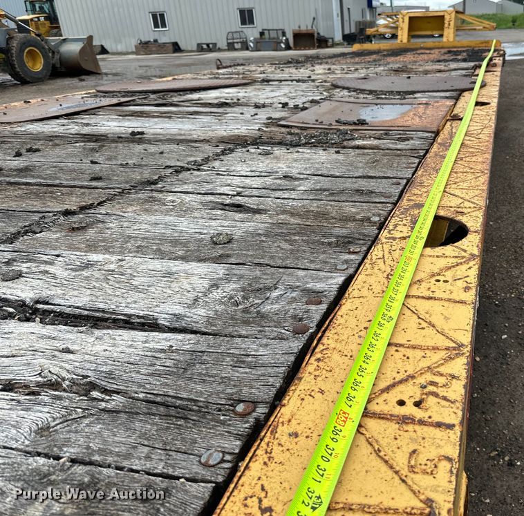 image for item DP8379 1974 Miller  tilt deck equipment trailer