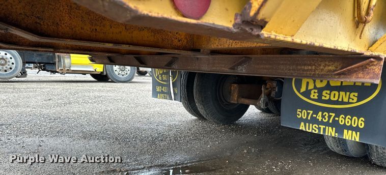 image for item DP8379 1974 Miller  tilt deck equipment trailer