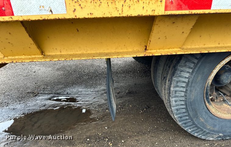 image for item DP8379 1974 Miller  tilt deck equipment trailer