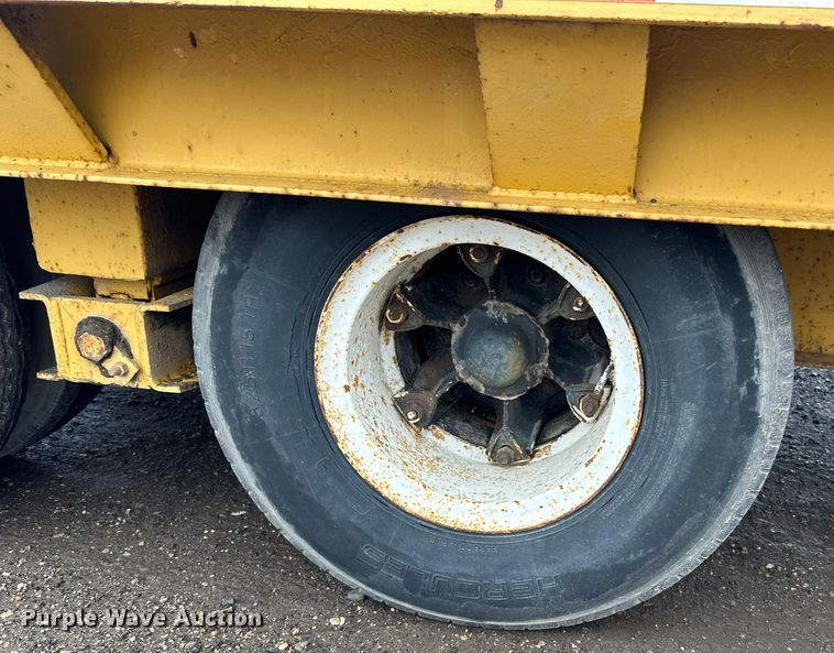 image for item DP8379 1974 Miller  tilt deck equipment trailer