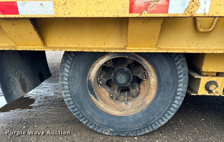 image for item DP8379 1974 Miller  tilt deck equipment trailer