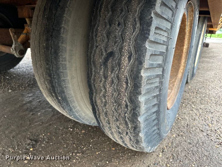 image for item DP8379 1974 Miller  tilt deck equipment trailer