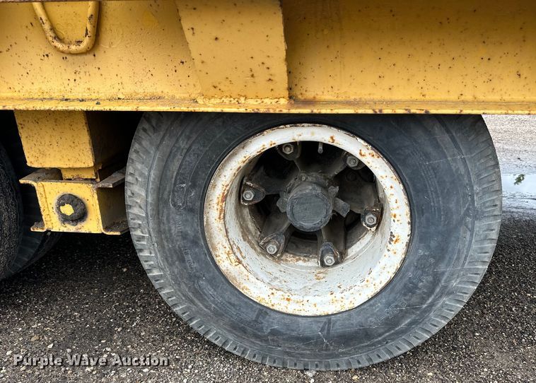 image for item DP8379 1974 Miller  tilt deck equipment trailer